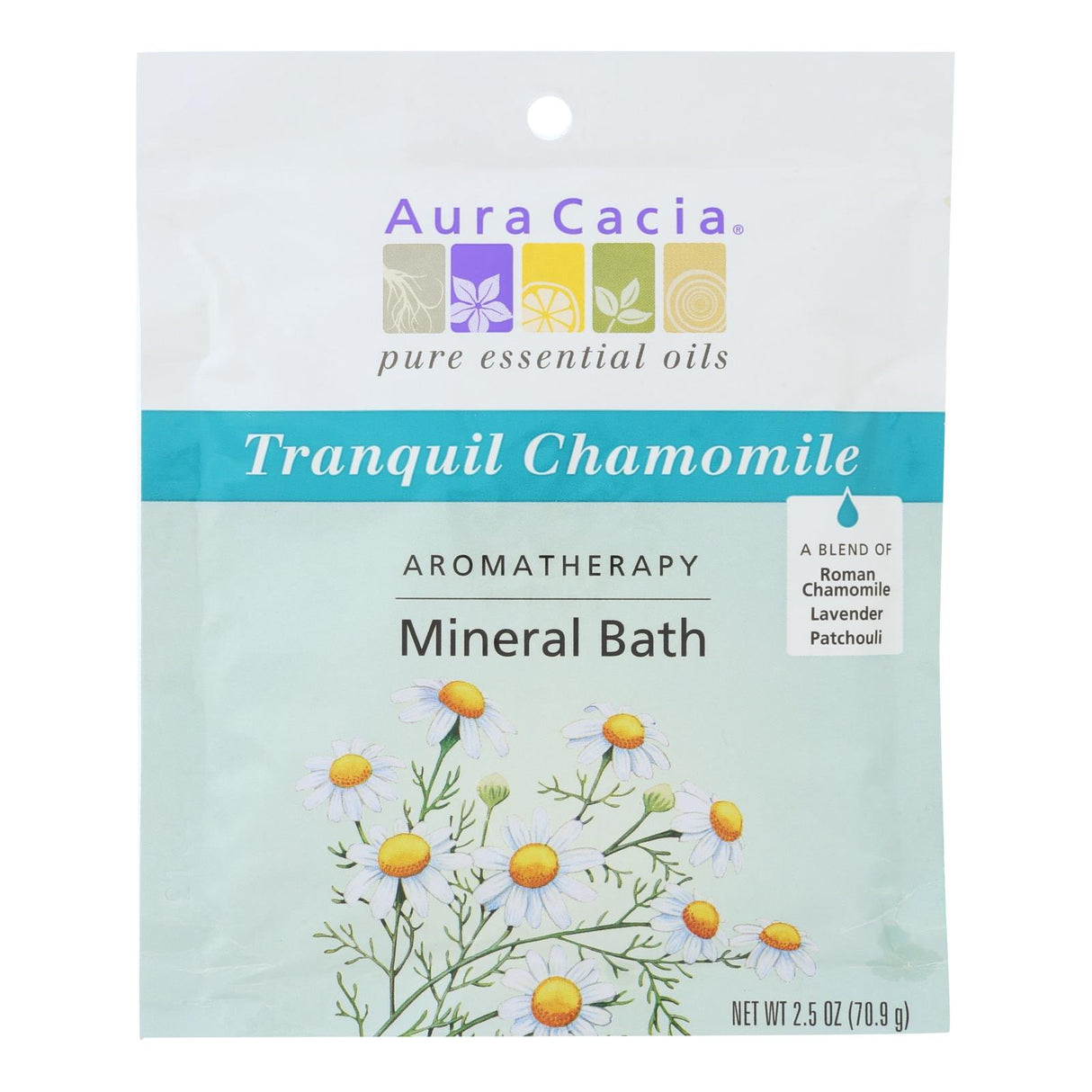 Aura Cacia Tranquility Mineral Bath, 6 Pack - 2.5 Oz Each - Cozy Farm