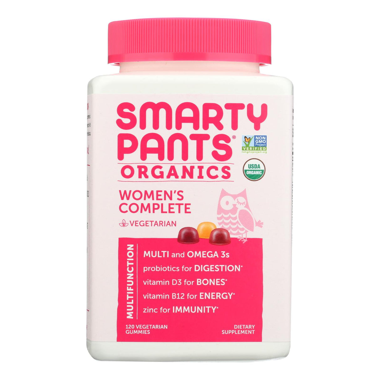 Smartypants Women's Complete Daily Multivitamin Gummies (120 Count) - Cozy Farm