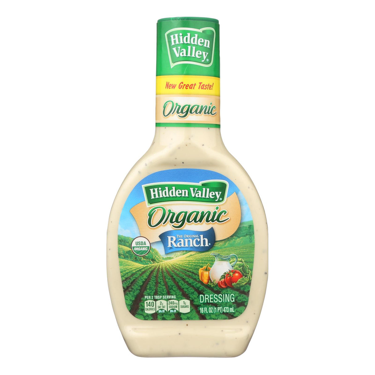 Organic Hidden Valley Original Ranch, 16 Fl Oz (Pack of 6) - Cozy Farm
