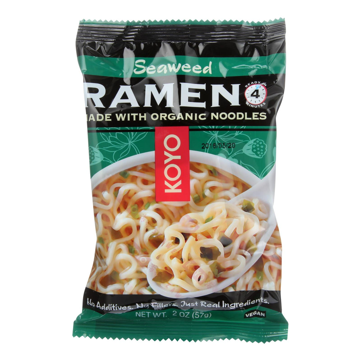Koyo Authentic Japanese Wakame Seaweed Ramen, 2 Oz. (Pack of 12) - Cozy Farm