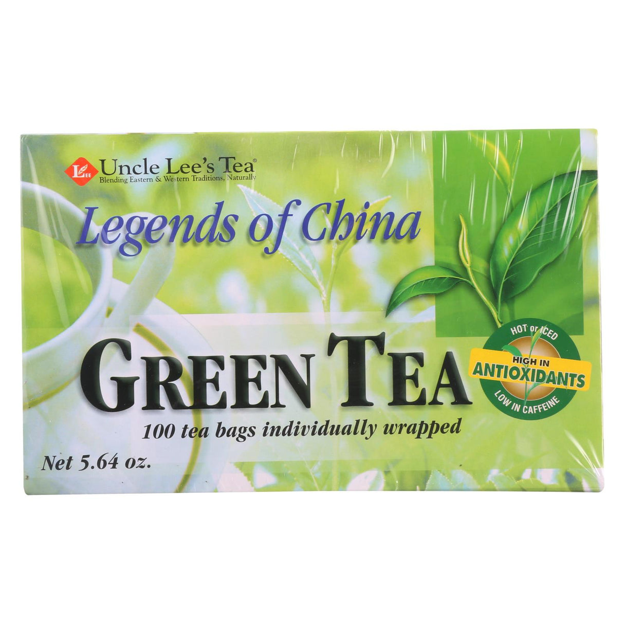 Uncle Lee's Green Tea 100 Tea Bags - Cozy Farm
