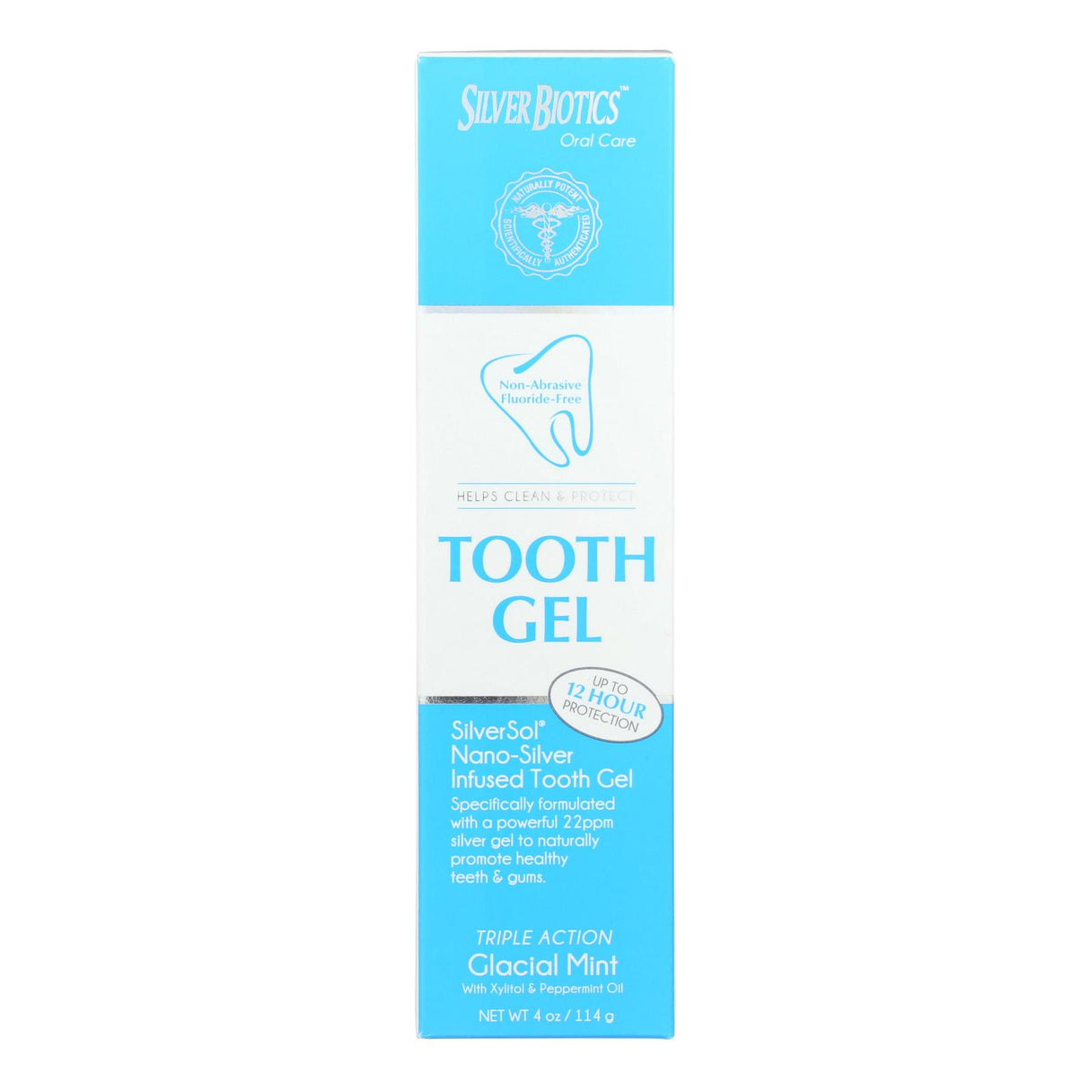 American Biotech Labs Silversol Antibacterial Tooth Gel with Xylitol, 4 Oz. - Cozy Farm