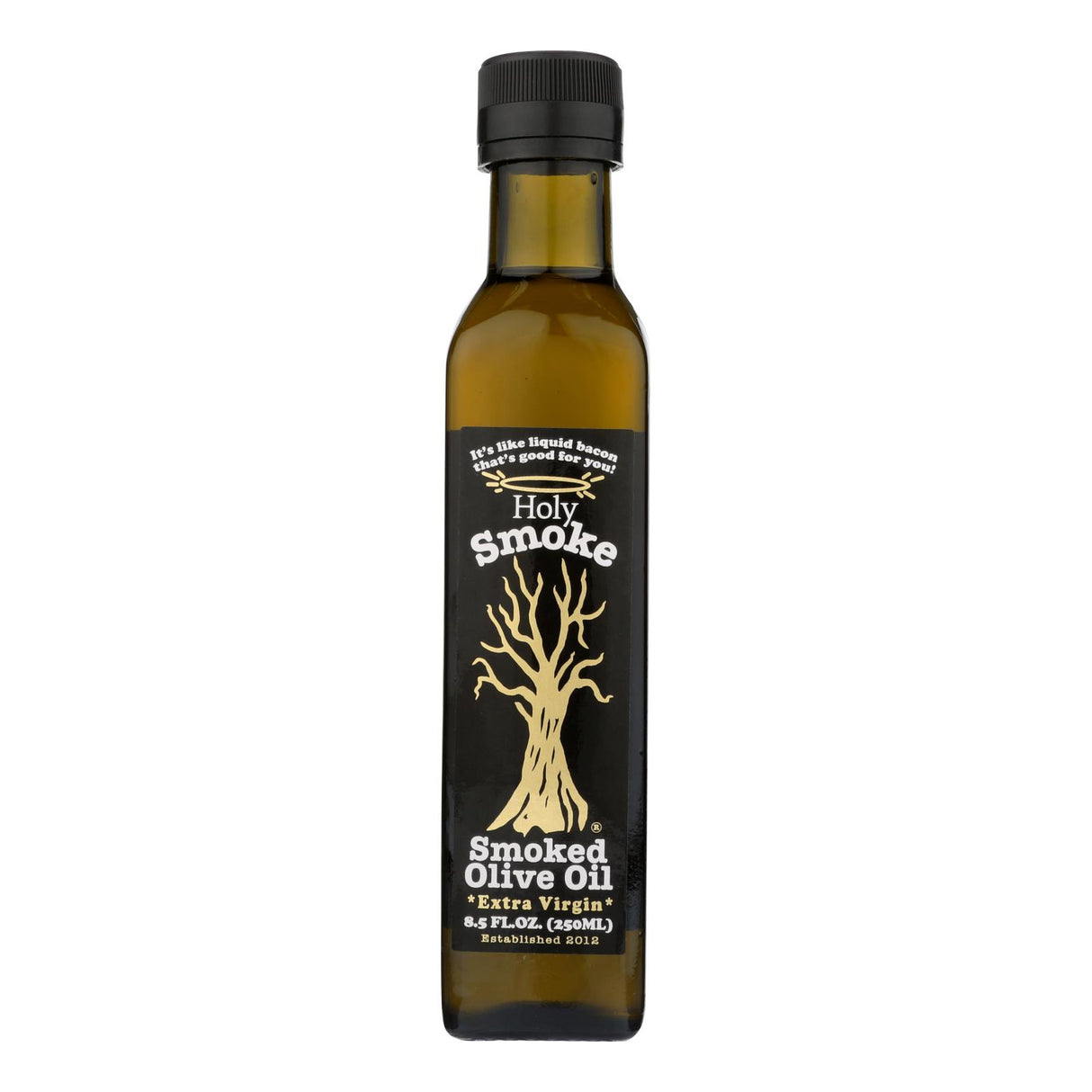 Holy Smoke Smoked Olive Oil (Pack of 6 - 8.5 Fl Oz) - Cozy Farm