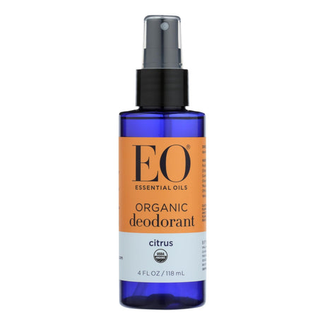 Eo Organic Citrus Deodorant Spray, 4 Fl Oz (Pack of 4) - Cozy Farm 