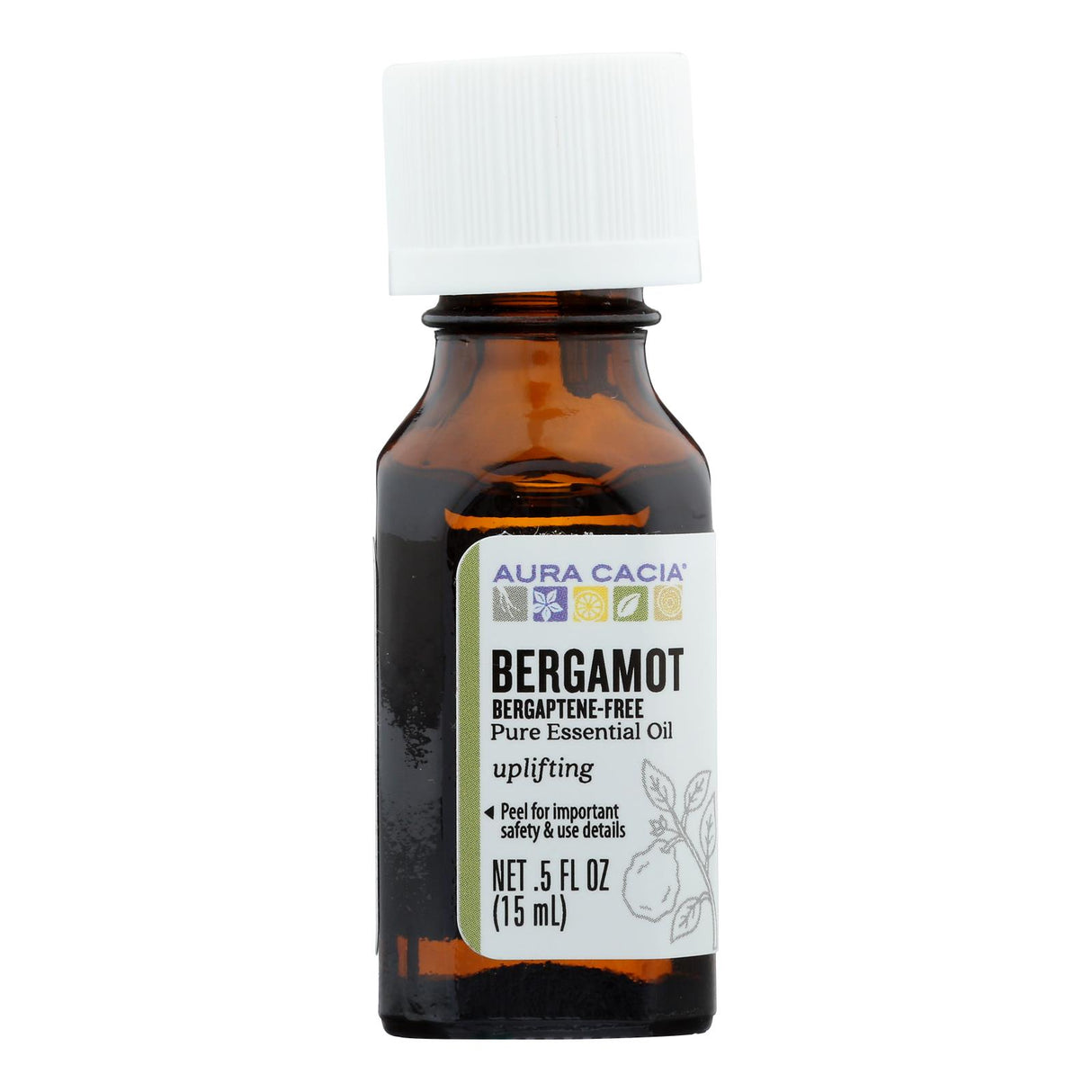 Aura Cacia Pure Bergamot Essential Oil, 0.5 Fl Oz - Cozy Farm
