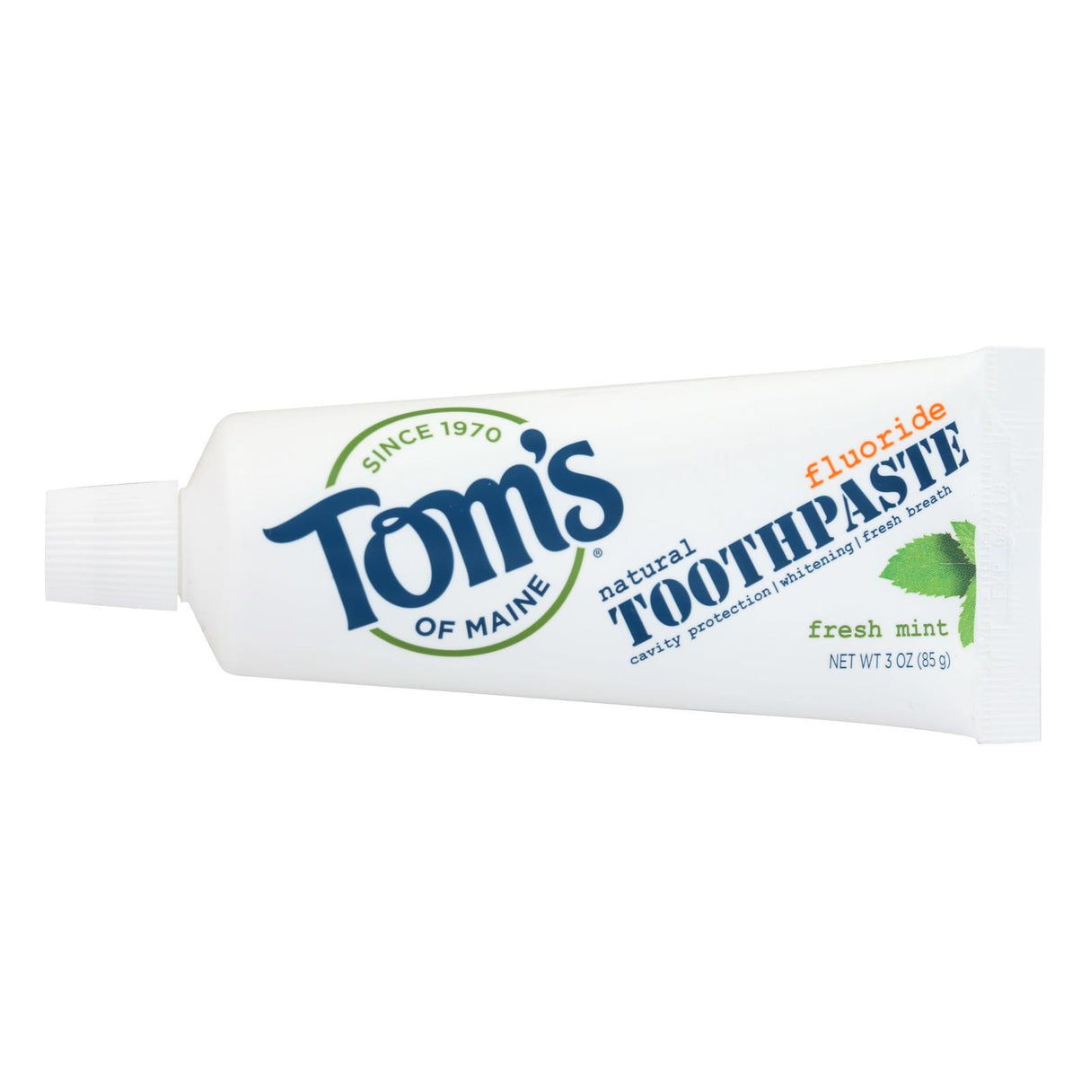 Tom's of Maine Travel-Size Natural Toothpaste with Fluoride, Refreshing Fresh Mint Flavor (24 Pack of 3 Oz. Tubes) - Cozy Farm