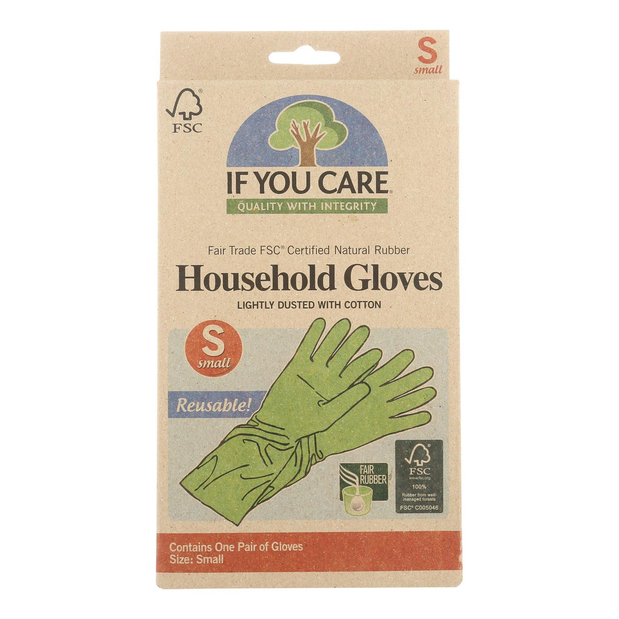 If You Care Eco-Friendly Small Household Gloves (Pack of 12) - Cozy Farm