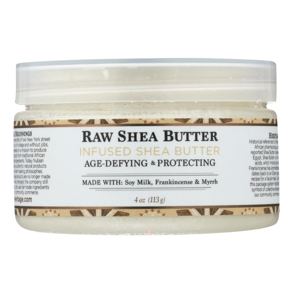 Nubian Heritage Pure Raw Shea Butter Moisturizing Lotion (4 Oz.) - Cozy Farm