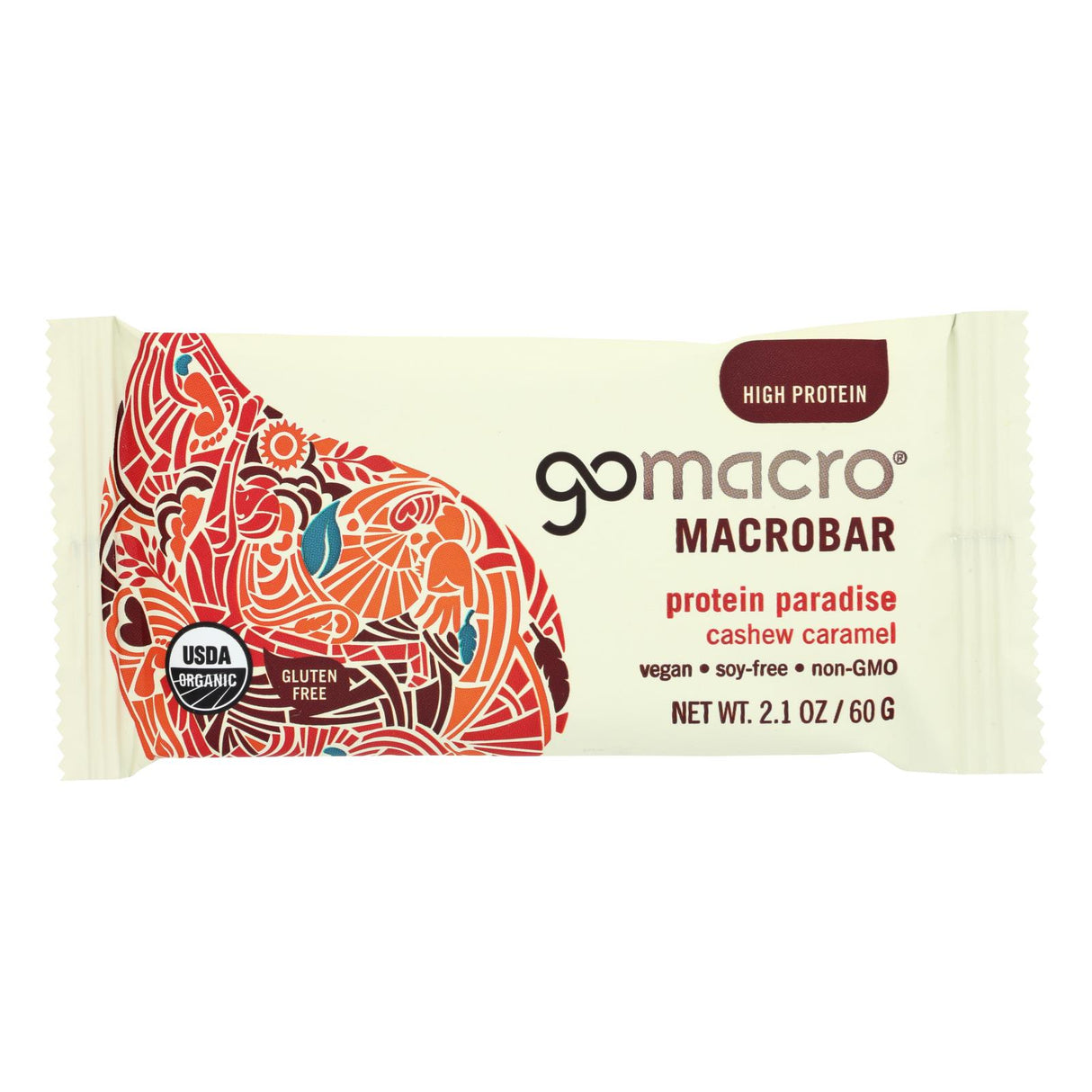 Organic Macrobar - Cashew Caramel (Pack of 12) 2.1 Oz Bars - Cozy Farm