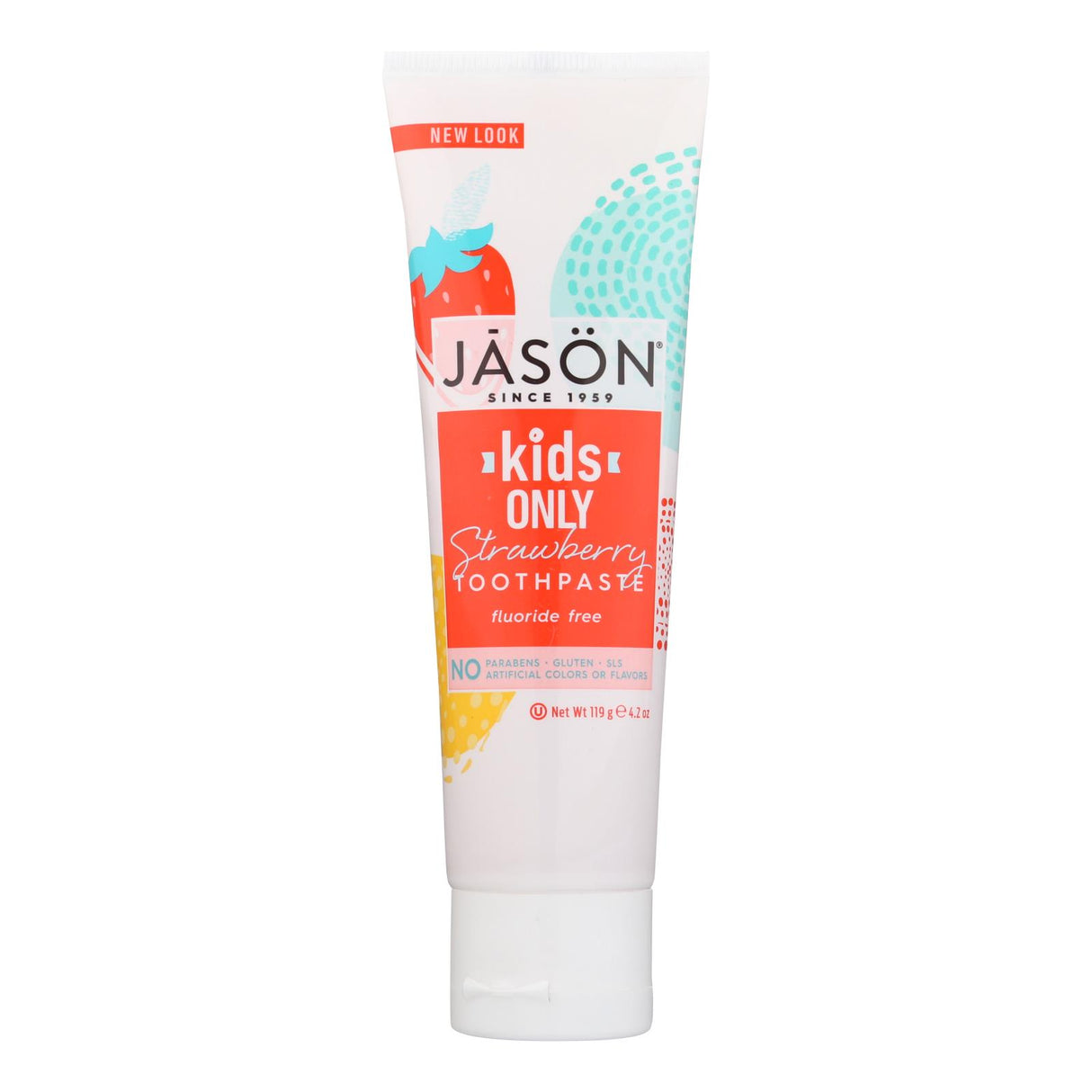 Jason Kids Only Strawberry Natural Toothpaste - 4.2 Oz - Cozy Farm