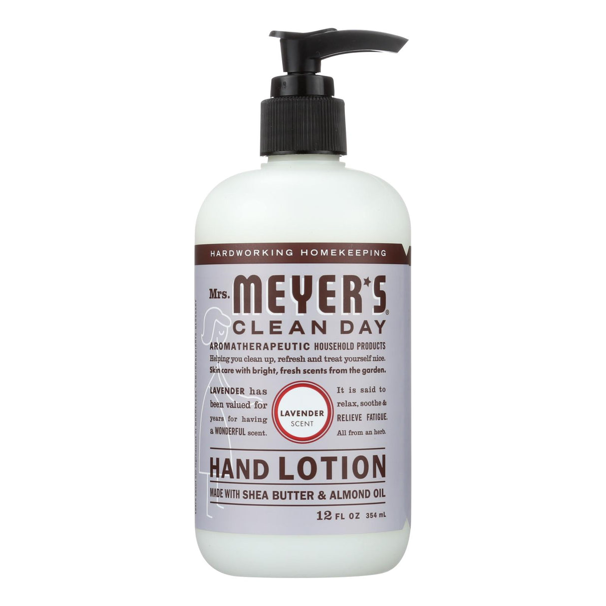 Mrs. Meyer's Clean Day Lavender Hand Lotion, Enriching Blend, (Pack of 6 - 12 fl oz) - Cozy Farm