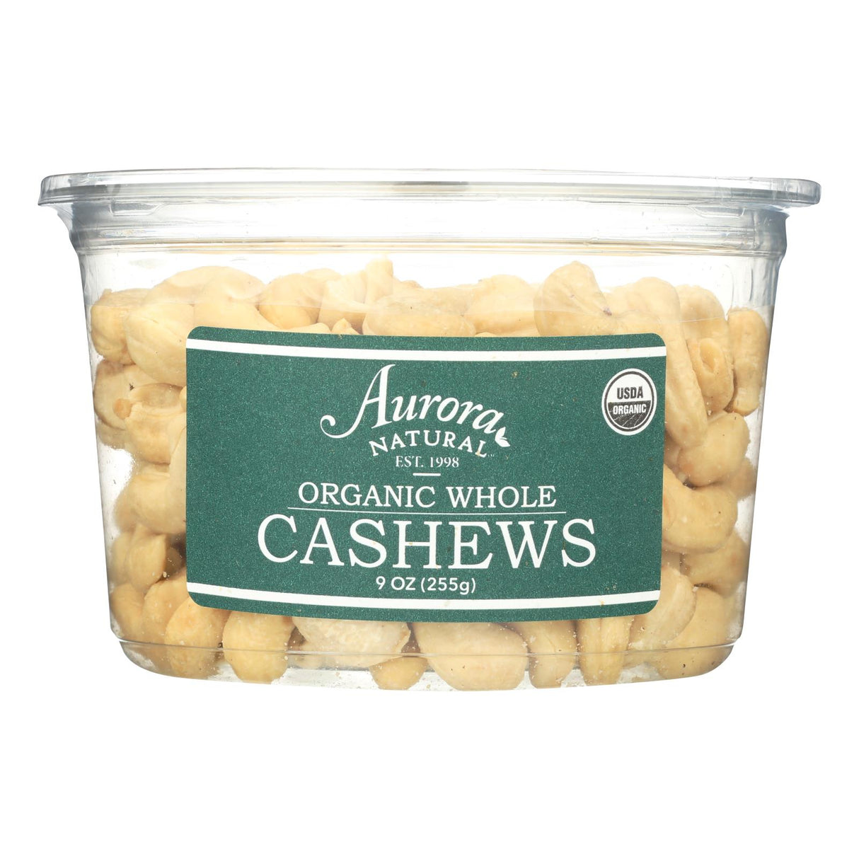 Aurora Natural Products 9 Oz Organic Whole Cashews (Pack of 12) - Cozy Farm