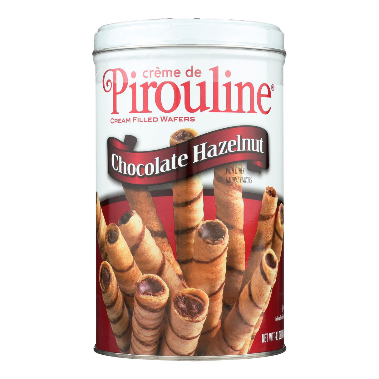 De Beukelaer Creme De Pirouline Rolled Chocolate Hazelnut Wafers 6-Pack, 14 oz - Cozy Farm