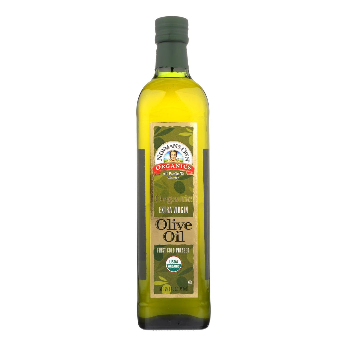Newman's Own Organics Extra Virgin Olive Oil - Pack of 6 - 25.3 fl oz. - Cozy Farm
