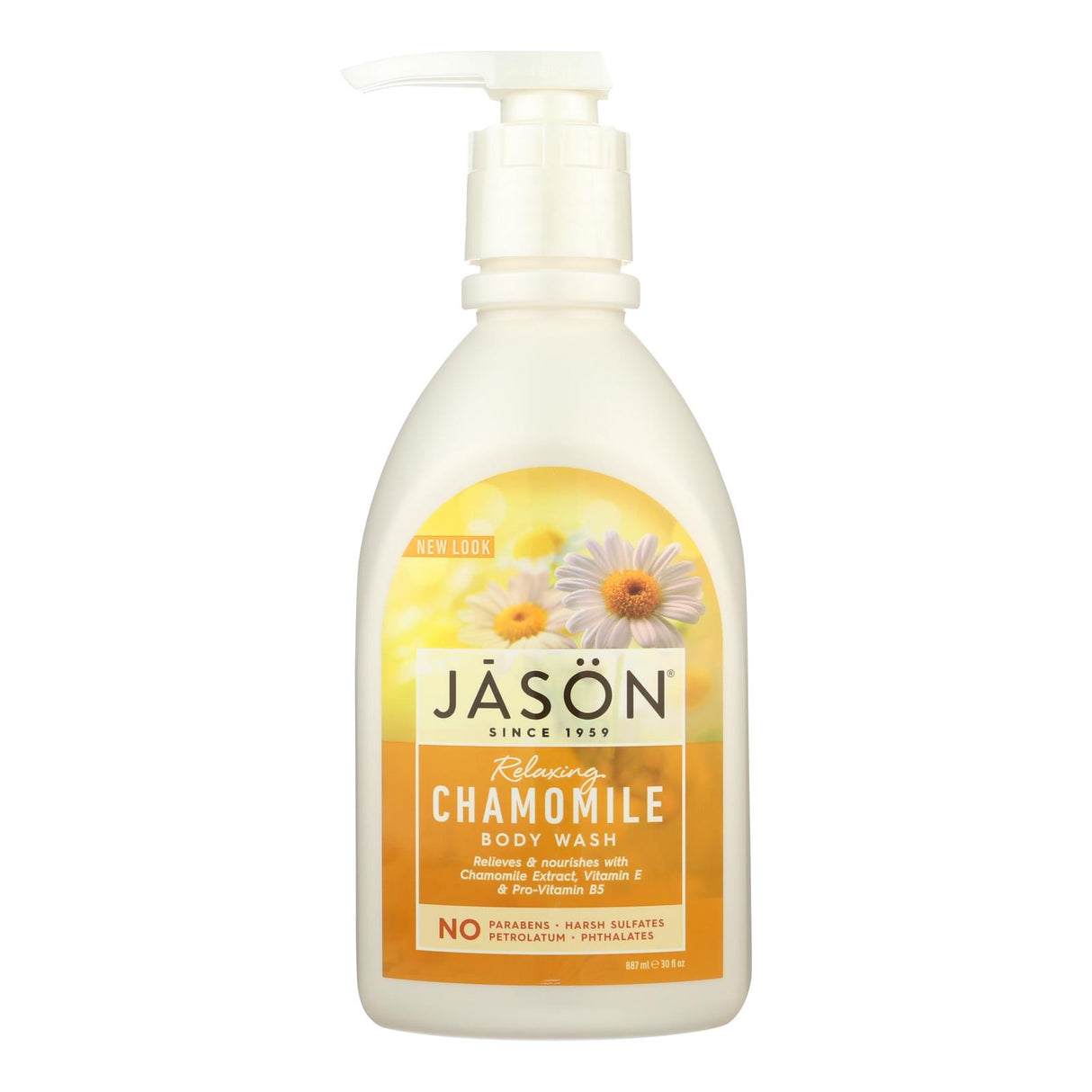 Jason Pure Natural Body Wash, Nourishing Chamomile, 30 Fl Oz - Cozy Farm
