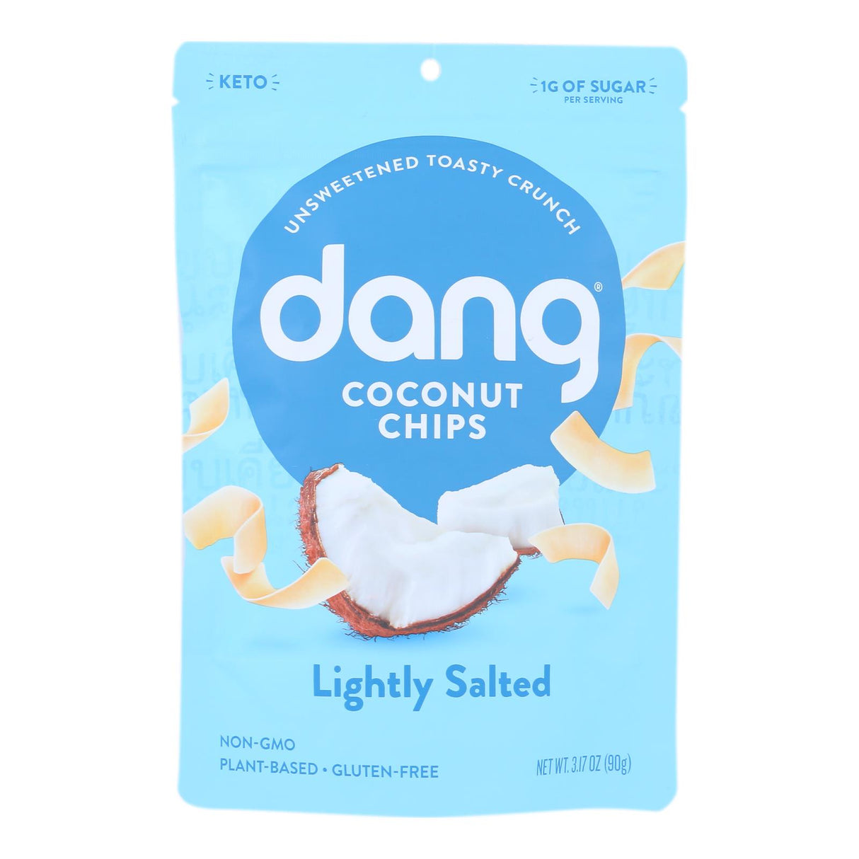 Dang Lightly Salted Toasted Coconut Chips (12 Pack - 3.17 Oz.) - Cozy Farm