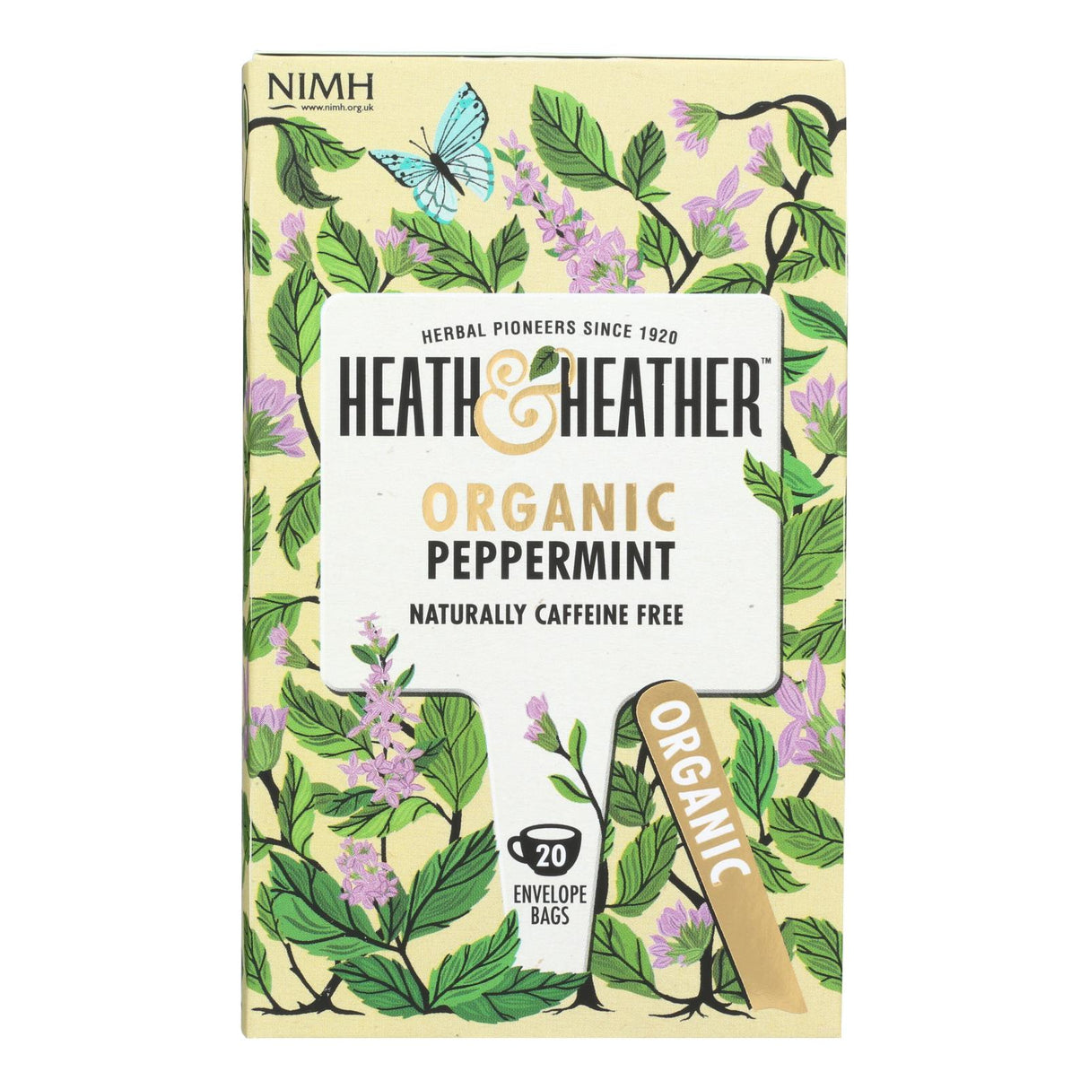 Heath & Heather Peppermint Herbal Tea (Pack of 6 - 20 Ct.) - Cozy Farm