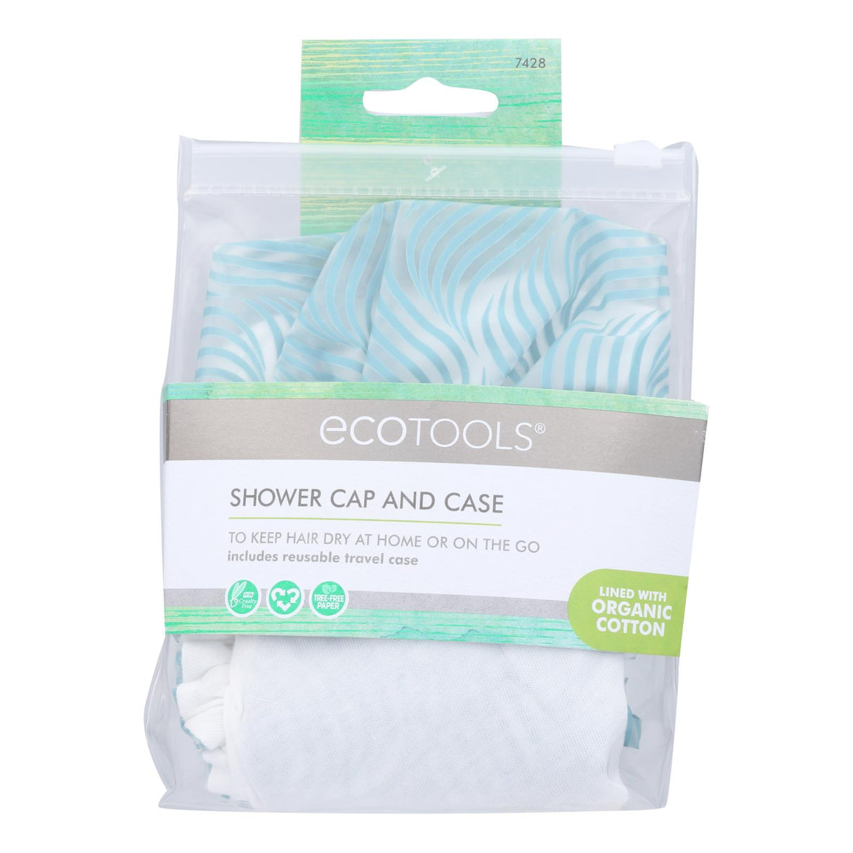 EcoTools Shower Caps 4-Pack - Cozy Farm