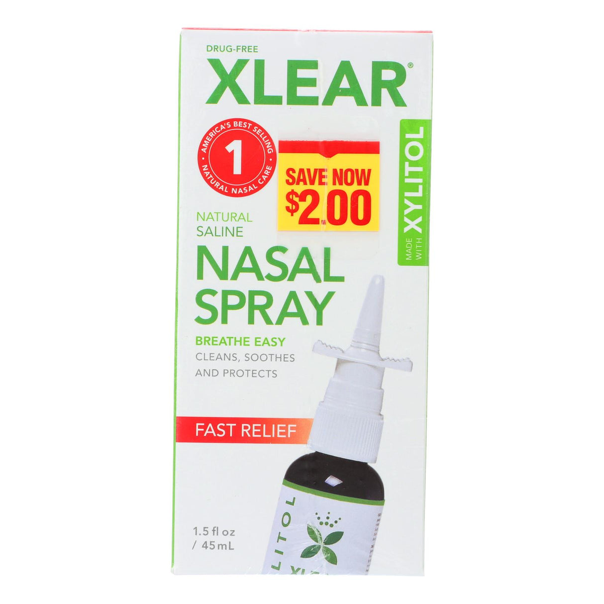 Xlear Nasal Spray Sinus Relief (1.5 Fl Oz) - Cozy Farm