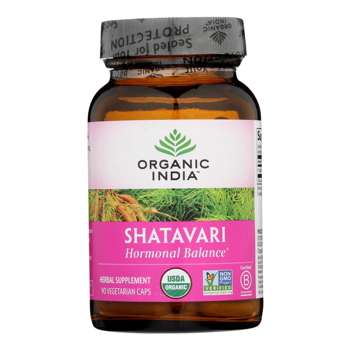 Organic India Shatavari Supplement, 90 Vegetarian Capsules - Cozy Farm