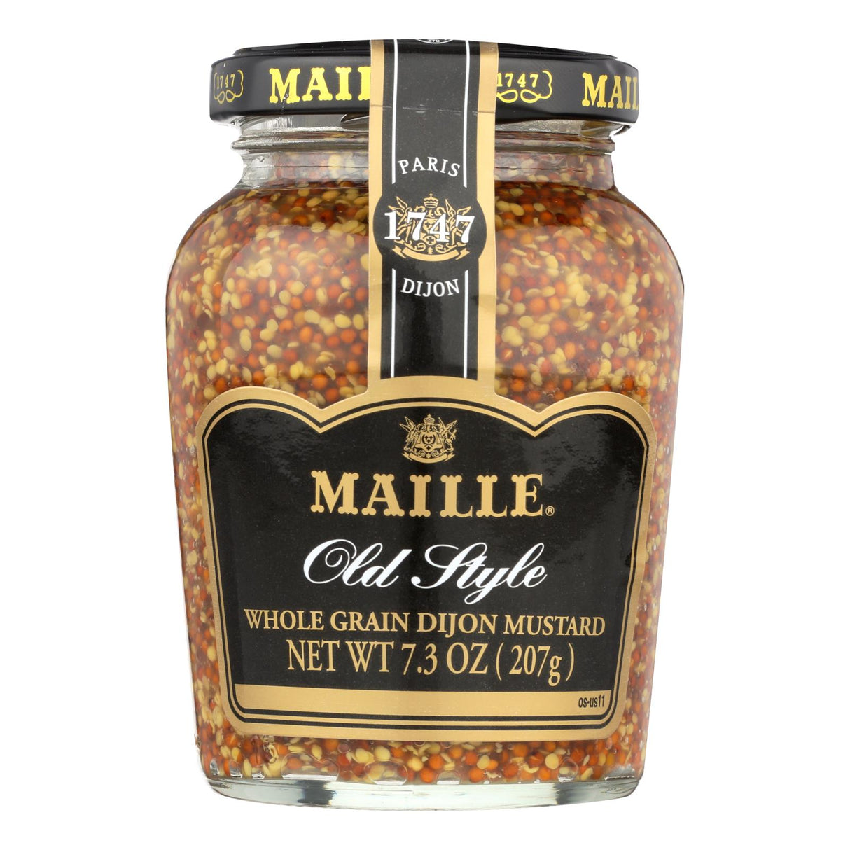 Maille Old Style Whole Grain Dijon Mustard, 6 Pack (7.3 Oz. Each) - Cozy Farm