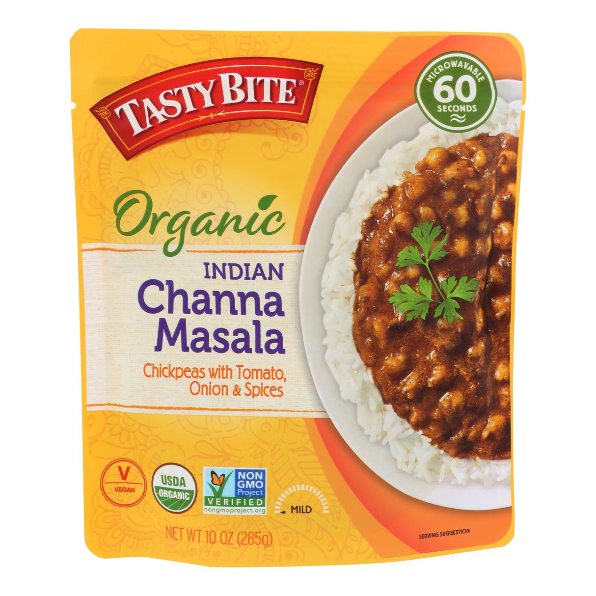 Tasty Bite: Channa Masala Indian Entree, 6-Pack, 10 oz Each - Cozy Farm