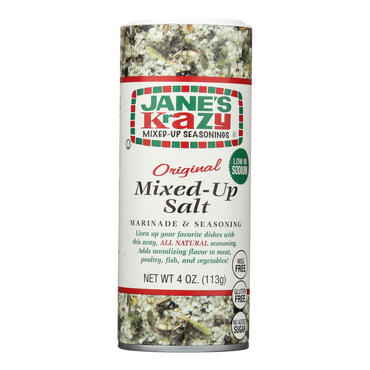 Jane's Original Mixed-up Salt, 4 Oz. (Pack of 12) - Cozy Farm