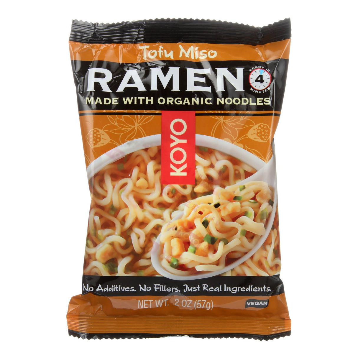 Koyo Tofu Miso Instant Ramen, 24 Oz. (Pack of 12) - Cozy Farm