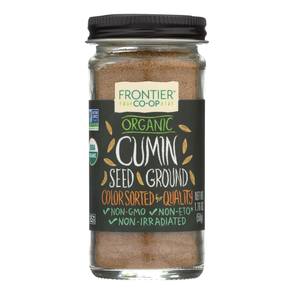 Frontier Co-op Organic Ground Cumin Seed (1.76 Oz.) - Cozy Farm