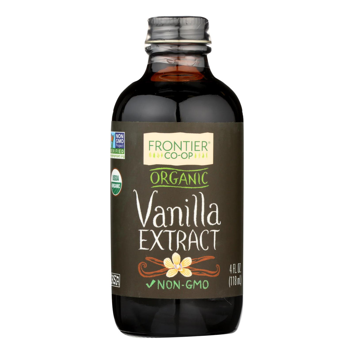 Frontier Herb - Organic Pure Vanilla Extract (4 Oz.) - Cozy Farm