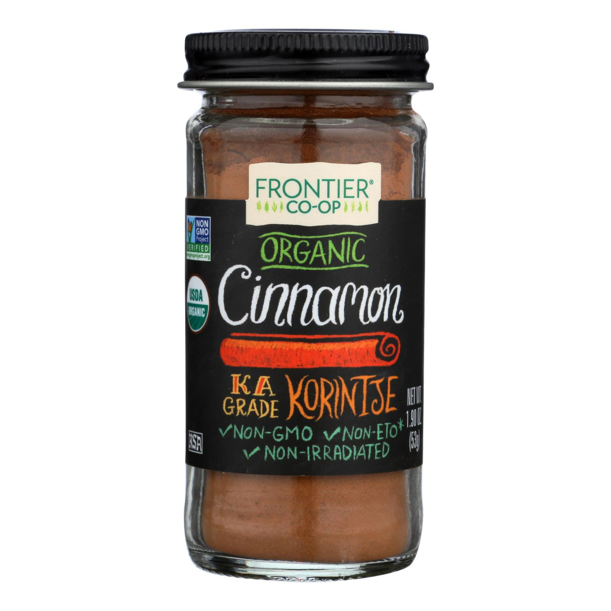Frontier Herb - Organic Ground Cinnamon, 1.90 Oz. Grade A, 3% Oil by Frontier Herb - Cozy Farm
