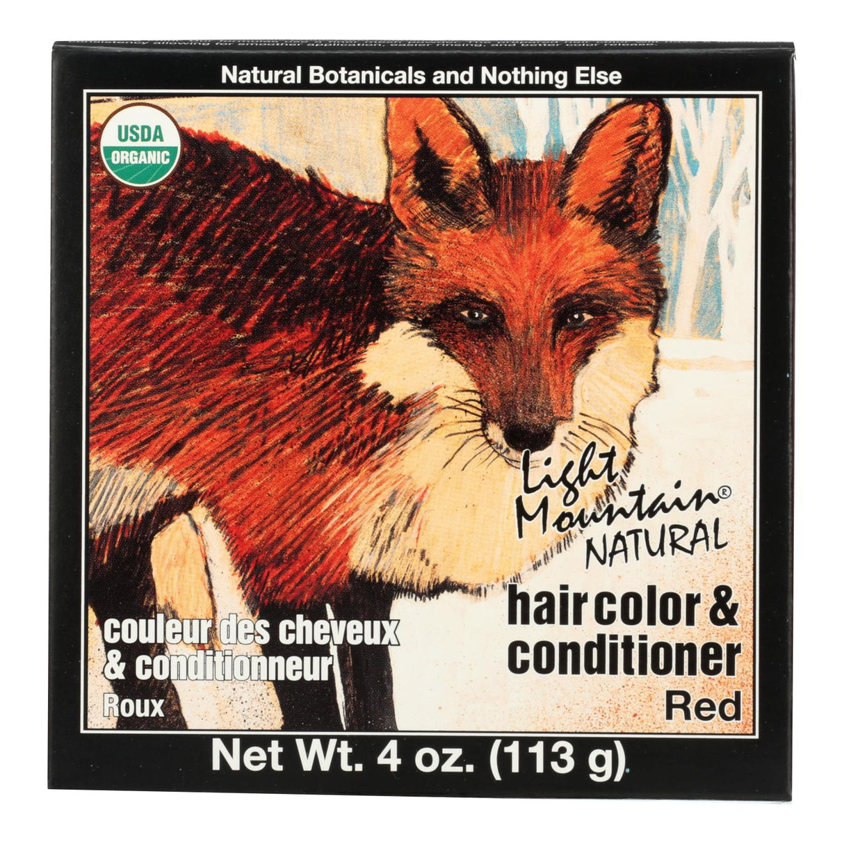 Light Mountain Organic Hair Color and Conditioner (4 Oz., Red) - Cozy Farm