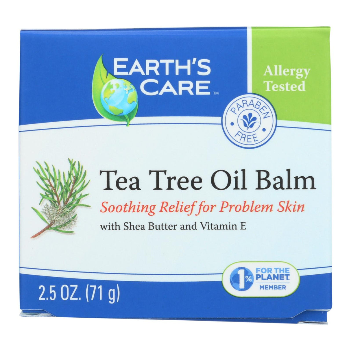 Earth's Care Tea Tree Oil Balm, 2.5 Oz. - Cozy Farm