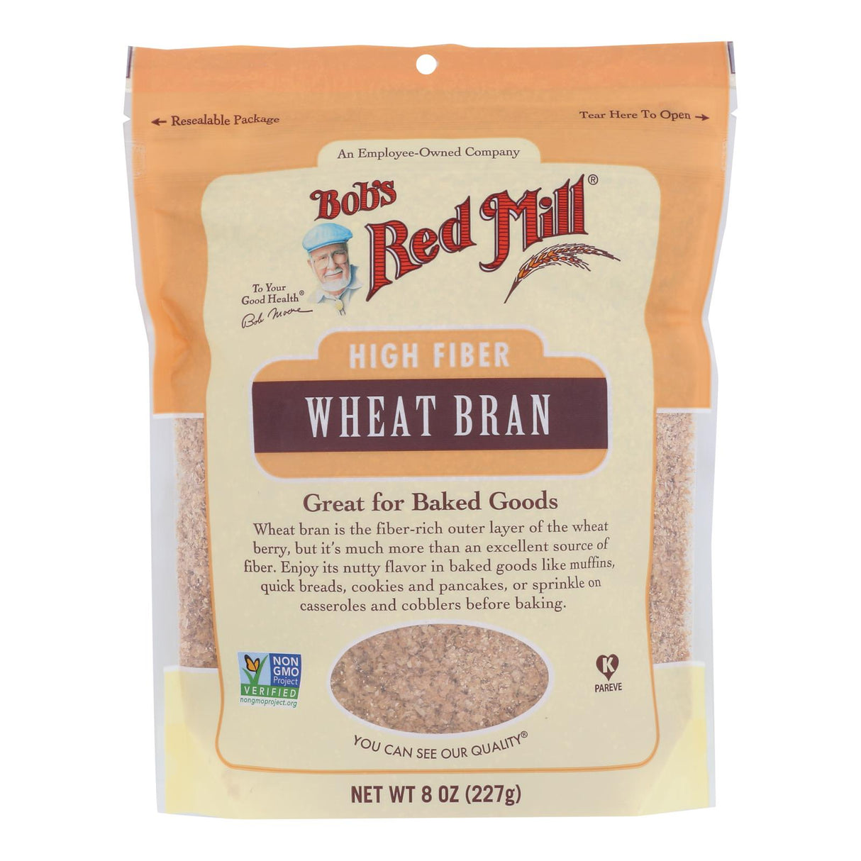Bob's Red Mill Wheat Bran (Pack of 4 - 8 Oz.) - Cozy Farm