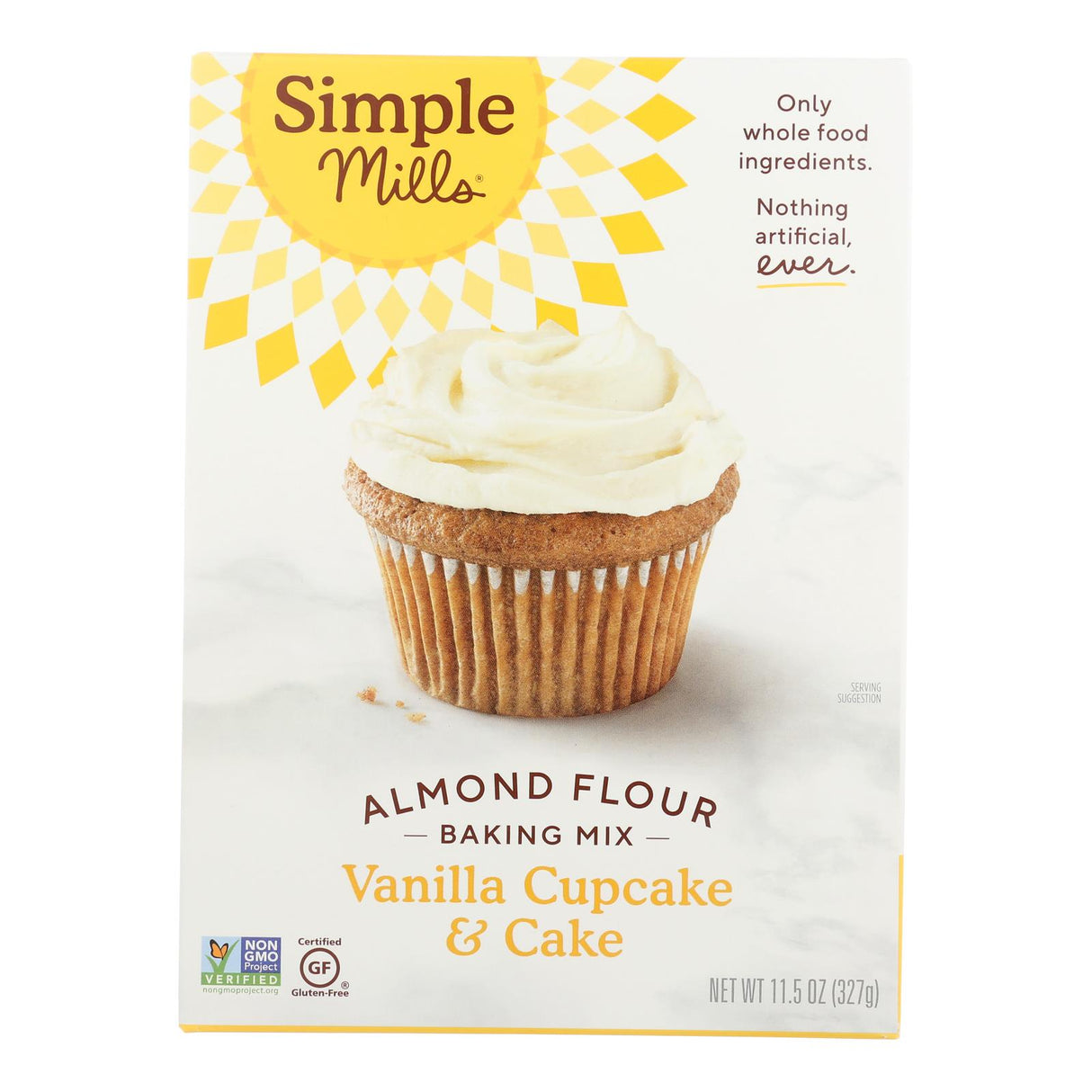 Simple Mills Vanilla Cake Mix with Almond Flour (Pack of 6) - 11.5 Oz. - Cozy Farm