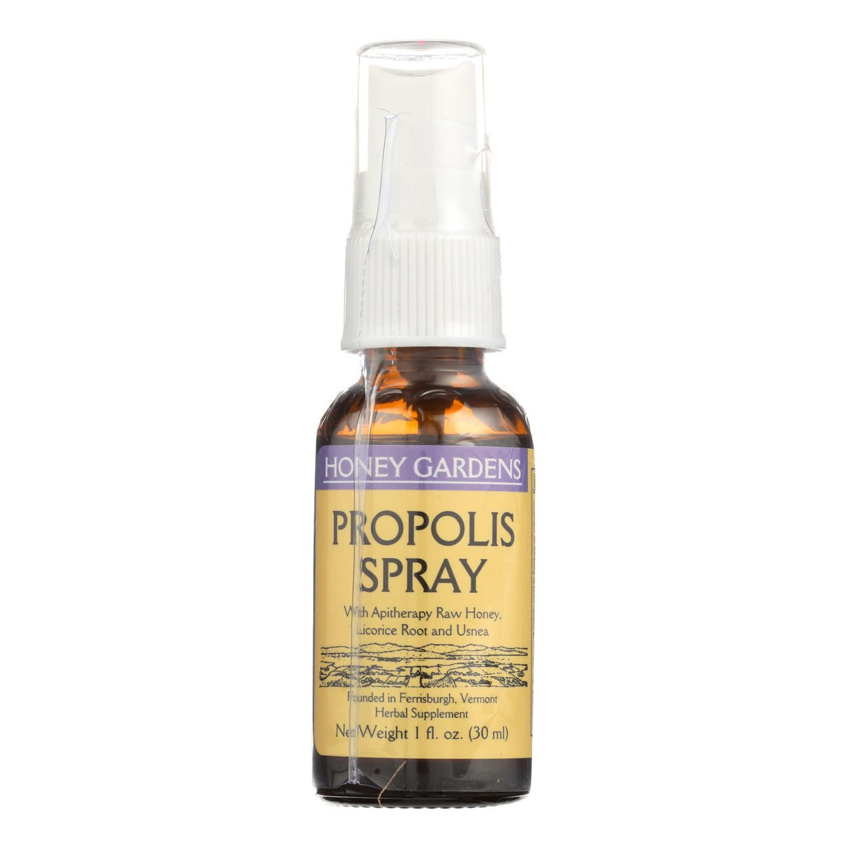 Honey Gardens Apiaries Propolis Spray for Natural Immune Support (1 Oz.) - Cozy Farm
