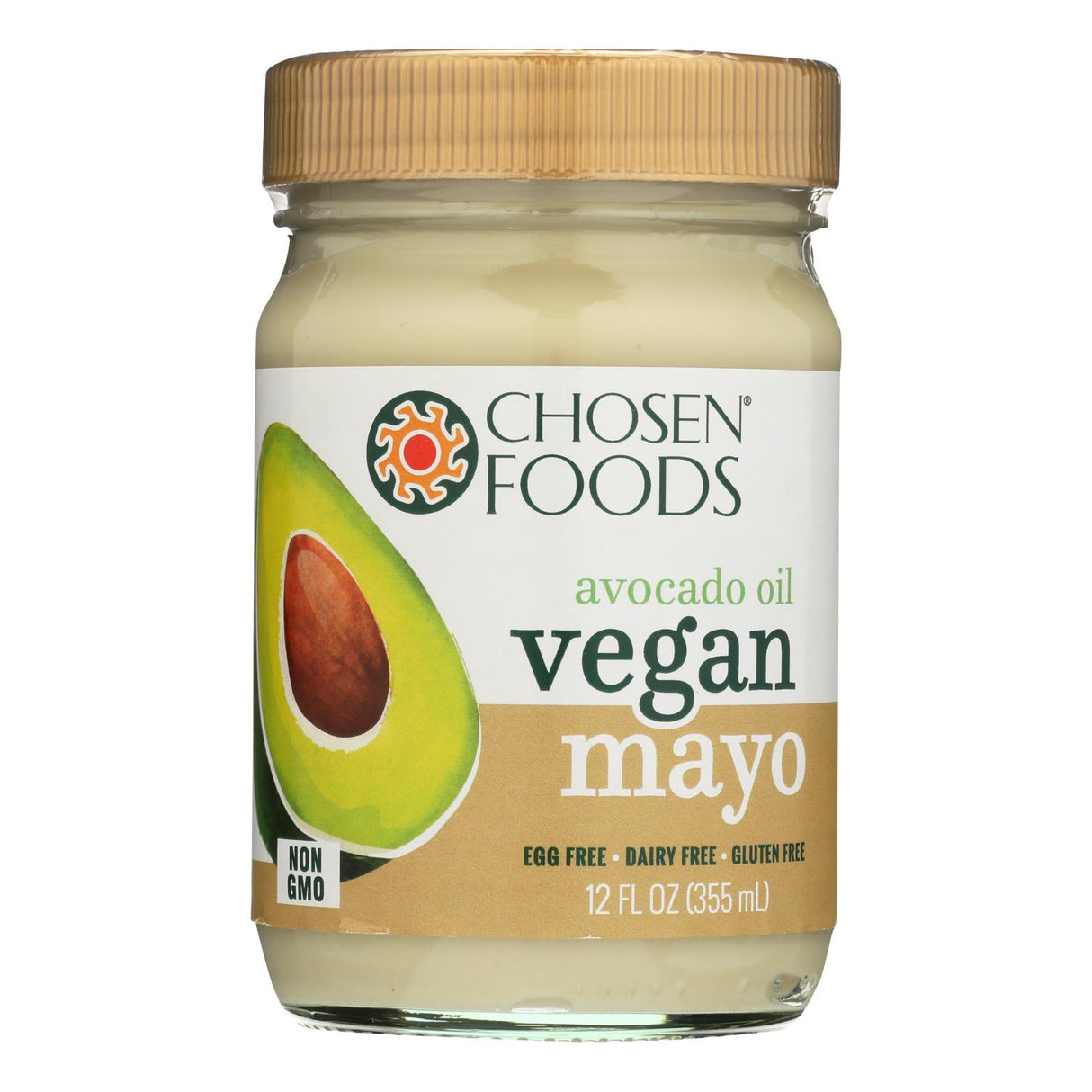 Chosen Foods Avocado Oil Vegan Mayo, 12 Oz. Pack of 6 - Cozy Farm