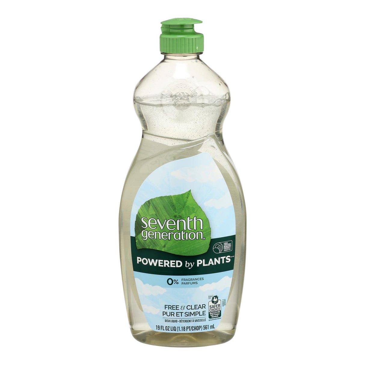 Seventh Generation Free & Clear Dish Liquid (6 Pack, 19 Fl Oz Each) - Cozy Farm