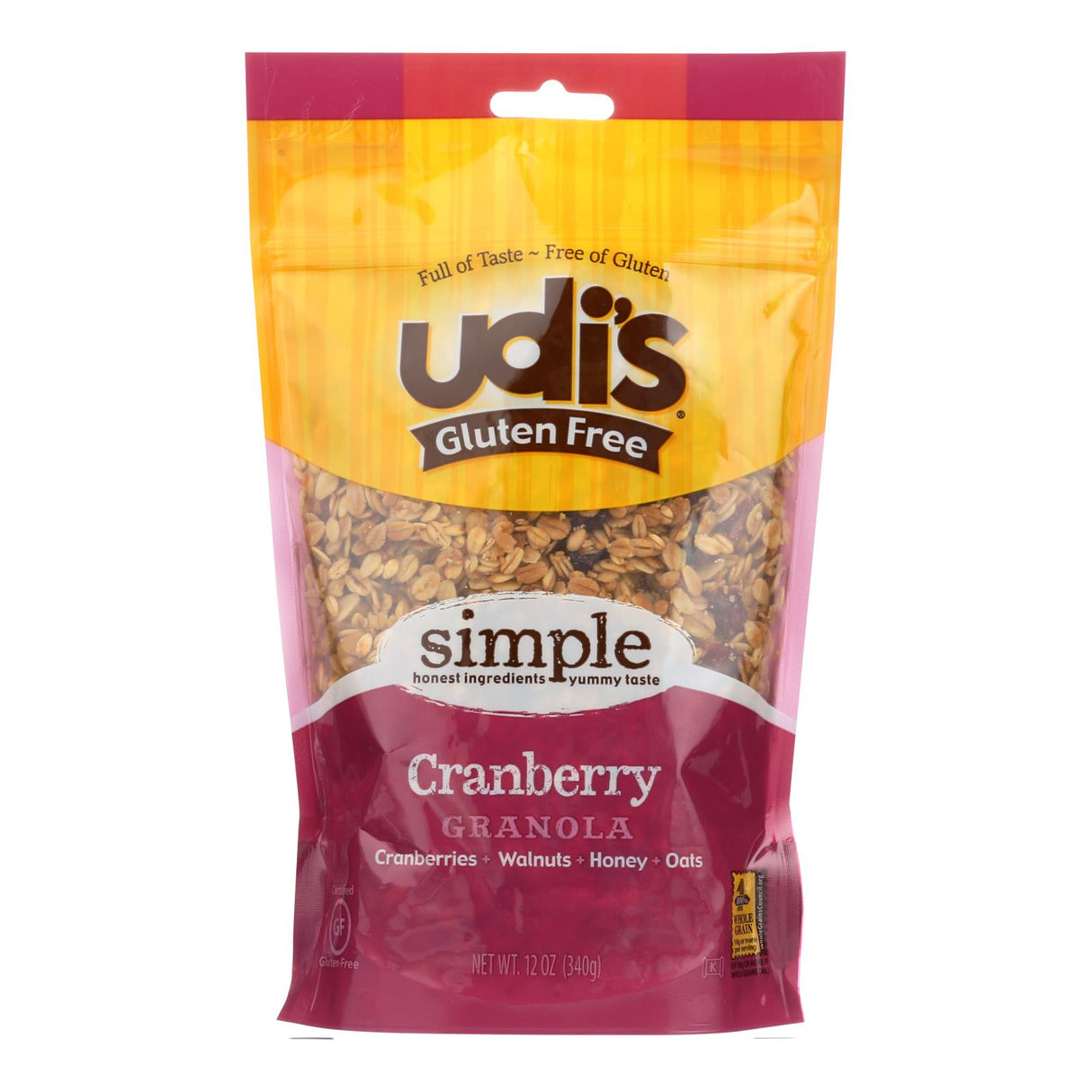 Udi's Cranberry Granola, 11 Oz. (Pack of 6) - Cozy Farm