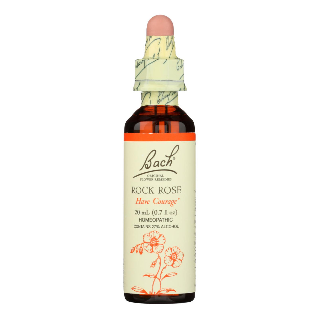 Bach Flower Remedies Essence Rock Rose - 0.7 Fl Oz - Cozy Farm