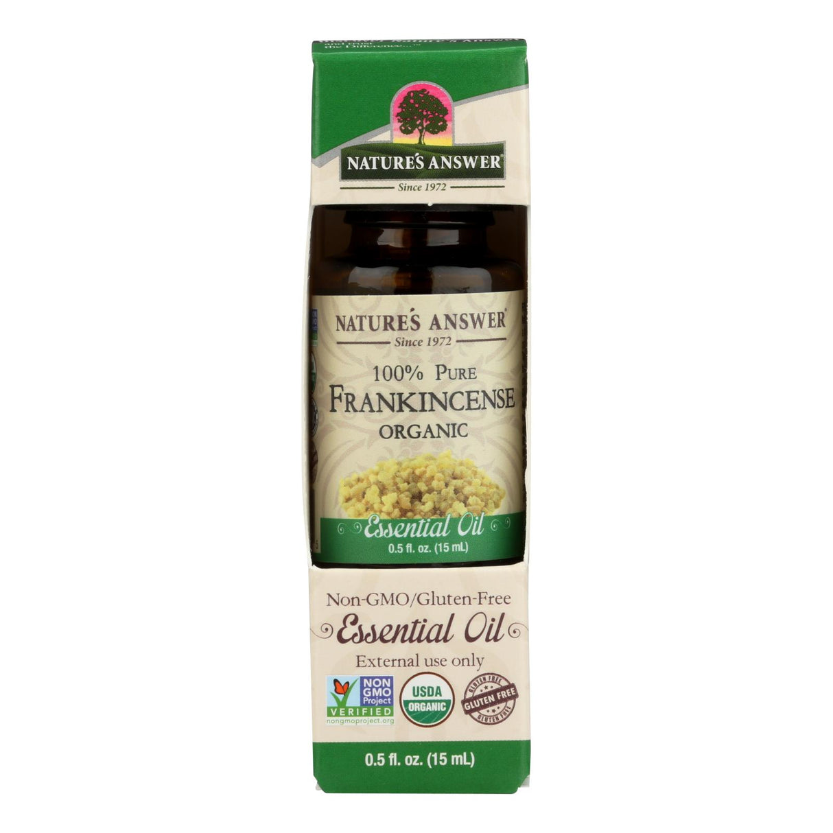 Nature's Answer Organic Essential Oil Frankincense, 0.5 Oz. - Cozy Farm