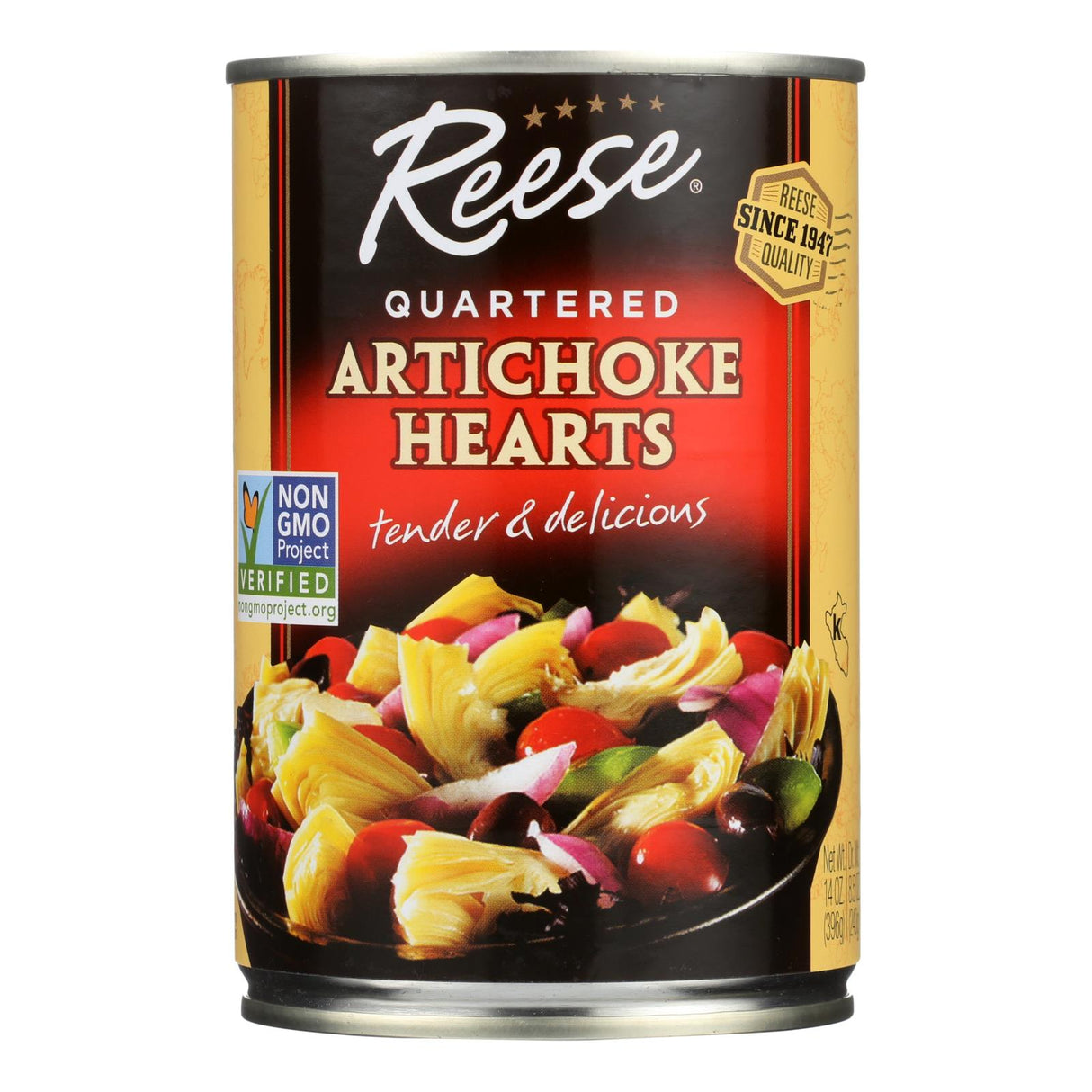 Reese Whole Artichoke Hearts, 14 Oz (Pack of 12) - Cozy Farm
