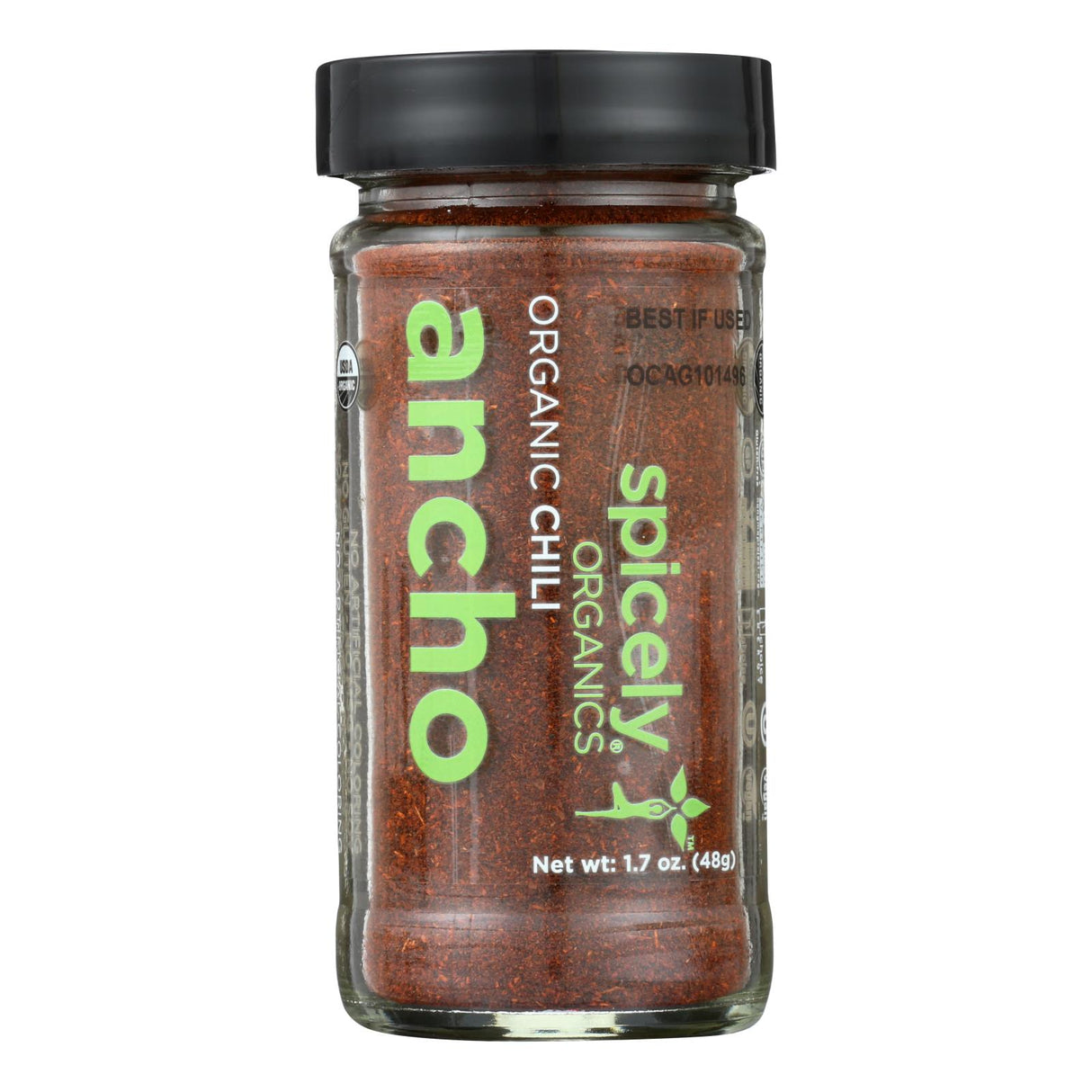 Spicely Organics Organic Ancho Ground Chili (3 x 1.7 oz) - Cozy Farm