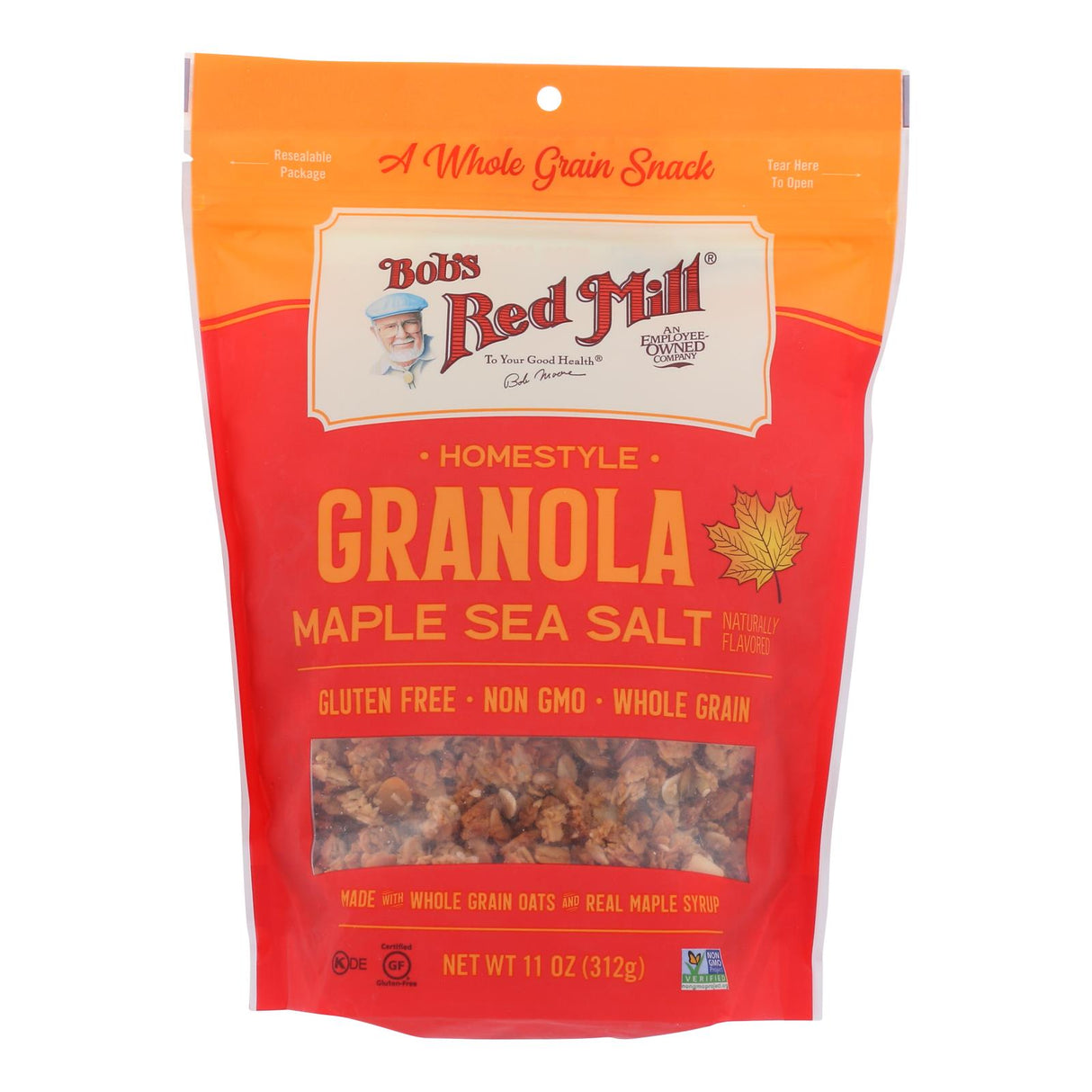 Bob's Red Mill Granola Maple Sea Salt (Pack of 6) - 11 Oz. - Cozy Farm