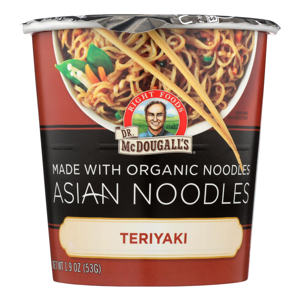 Dr. McDougall's Teriyaki Asian Noodle Soup (Pack of 6 - 1.9 Oz) - Cozy Farm