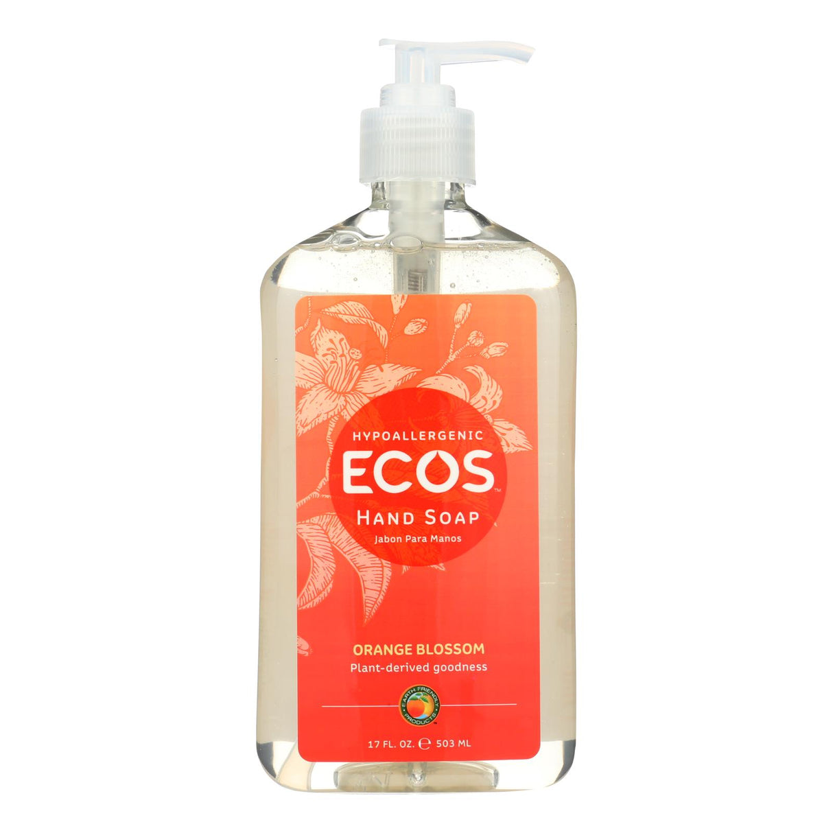 Earth-Friendly Hand Soap - Orange Blossom - 17 Fl Oz (6-Pack) - Cozy Farm