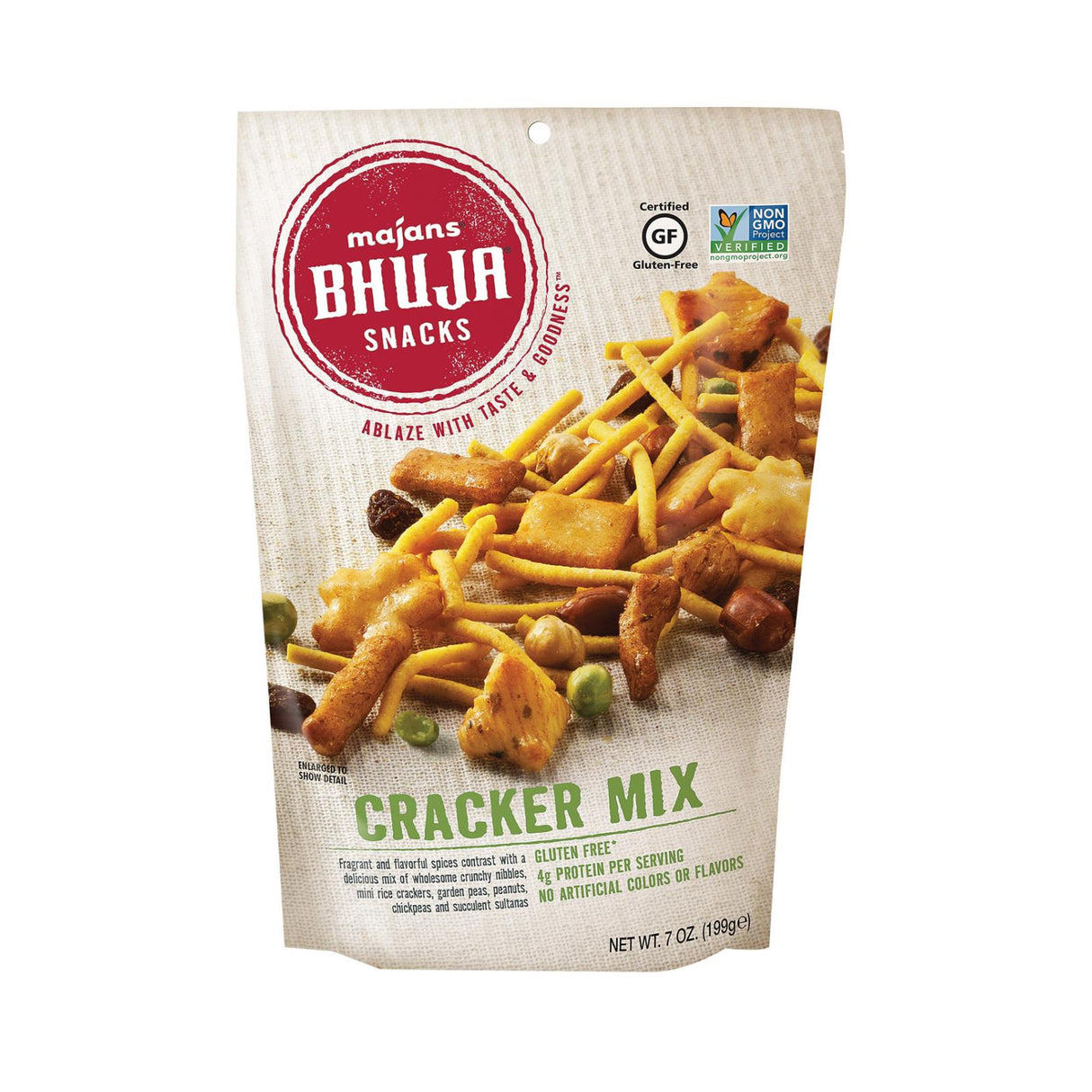 Bhuja Snacks Cracker Mix: Crispy and Crunchy 6-Pack (7 Oz.) - Cozy Farm
