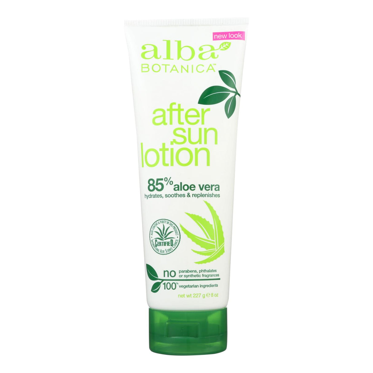 Alba Botanica After Sun Lotion - 85% Aloe for Sunburn Relief, 8 Oz - Cozy Farm