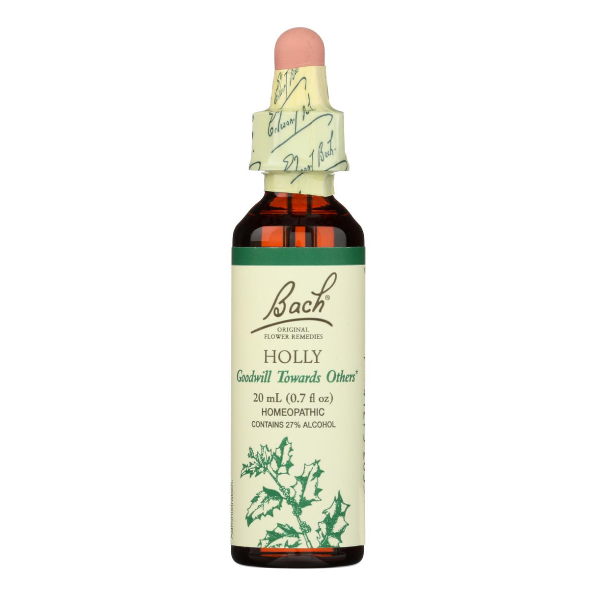 Bach Flower Remedies Holly Essence - 0.7 Fl Oz - Cozy Farm