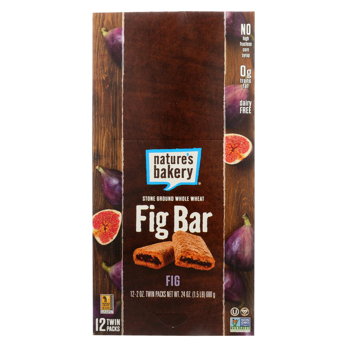 Nature's Bakery Stone Ground Whole Wheat Fig Bar - Original - 2 Oz. - Case of 12 - Cozy Farm